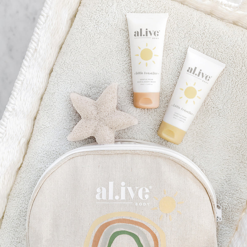 al.ive body Baby Konjac Sponge - White