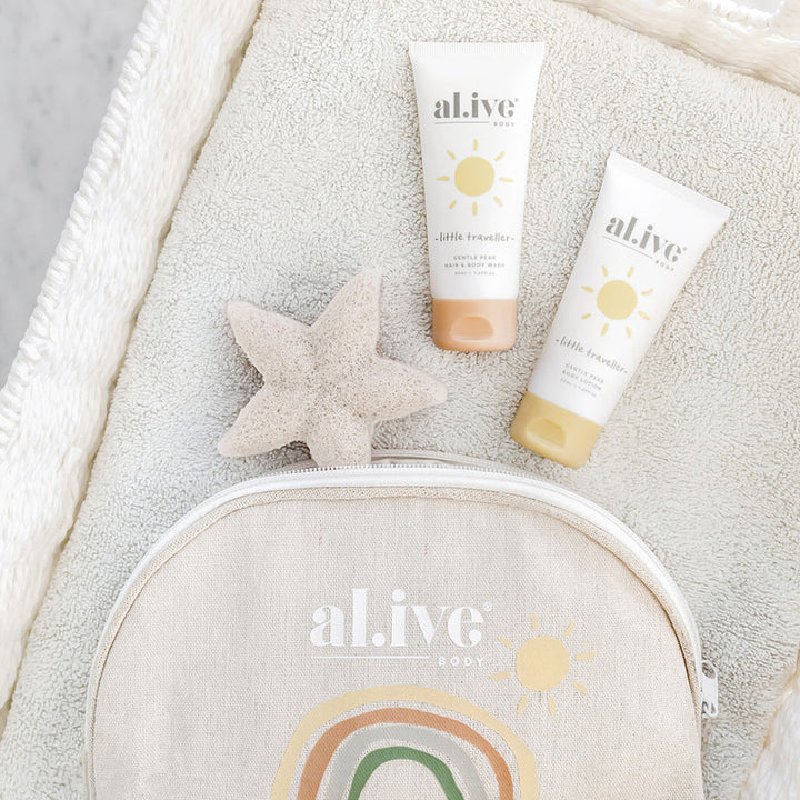 al.ive body Baby Konjac Sponge - White