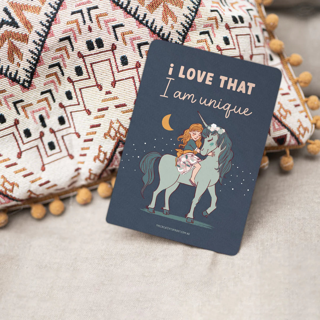 The Creative Sprout Anxiety & Confidence Affirmation Cards for Kids