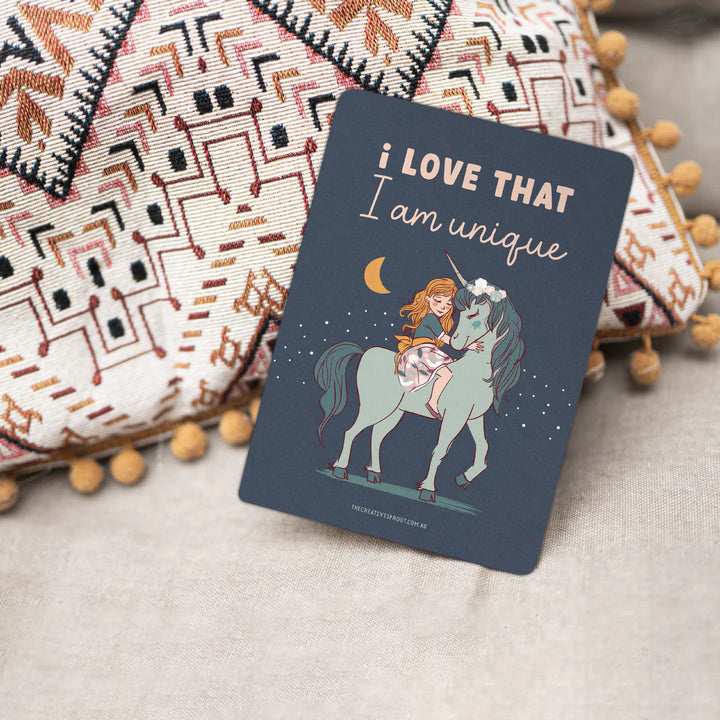 The Creative Sprout Anxiety & Confidence Affirmation Cards for Kids