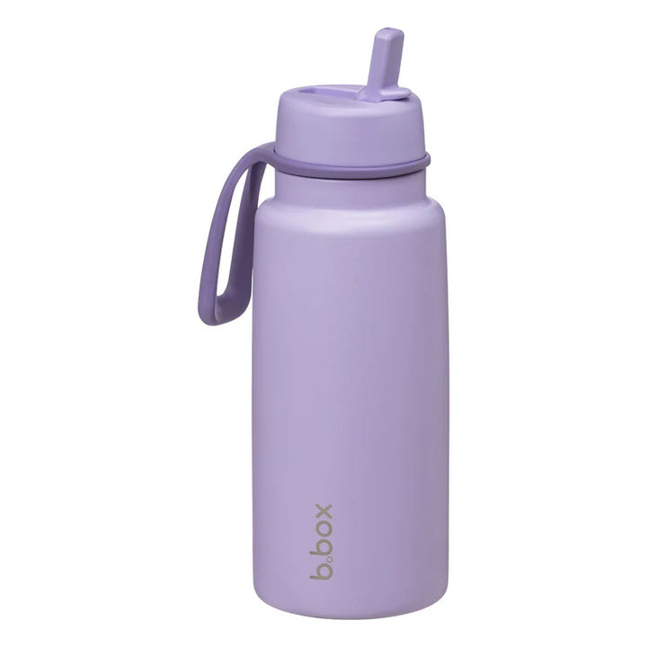 b.box - 1L Insulated Flip Top Drink Bottle - Lilac Love