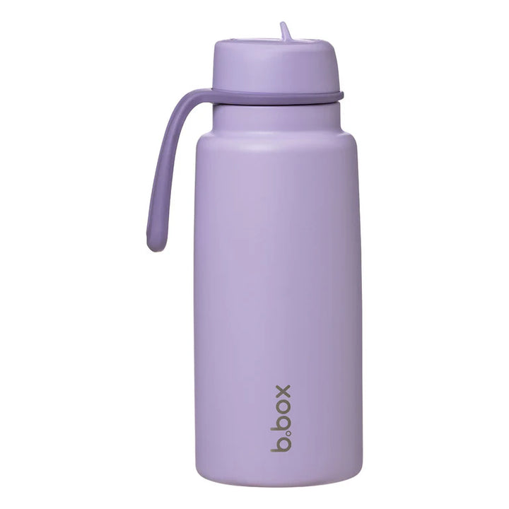 b.box - 1L Insulated Flip Top Drink Bottle - Lilac Love