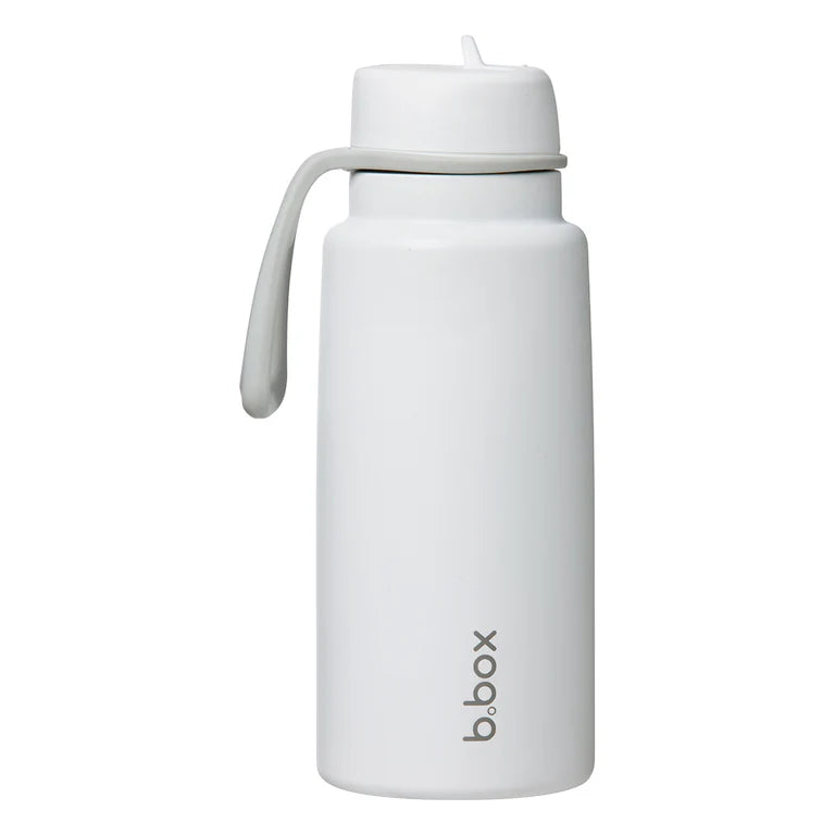 b.box - 1L Insulated Flip Top Drink Bottle - White