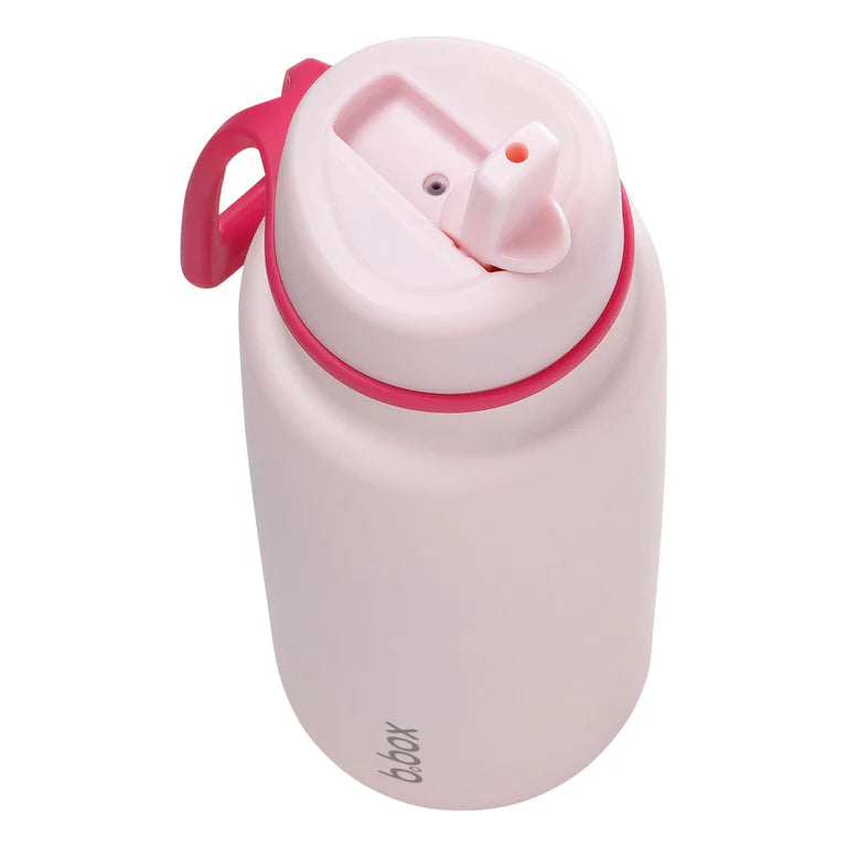 b.box - 1L Insulated Flip Top Drink Bottle - Pink Paradise