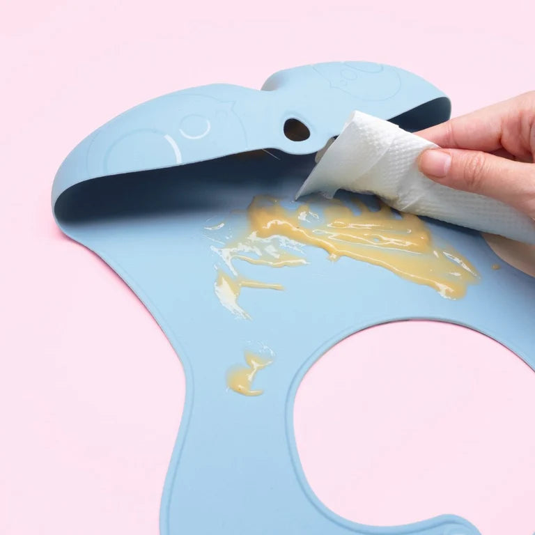 bbox Adjustable Silicone Feeding Bib - Ocean