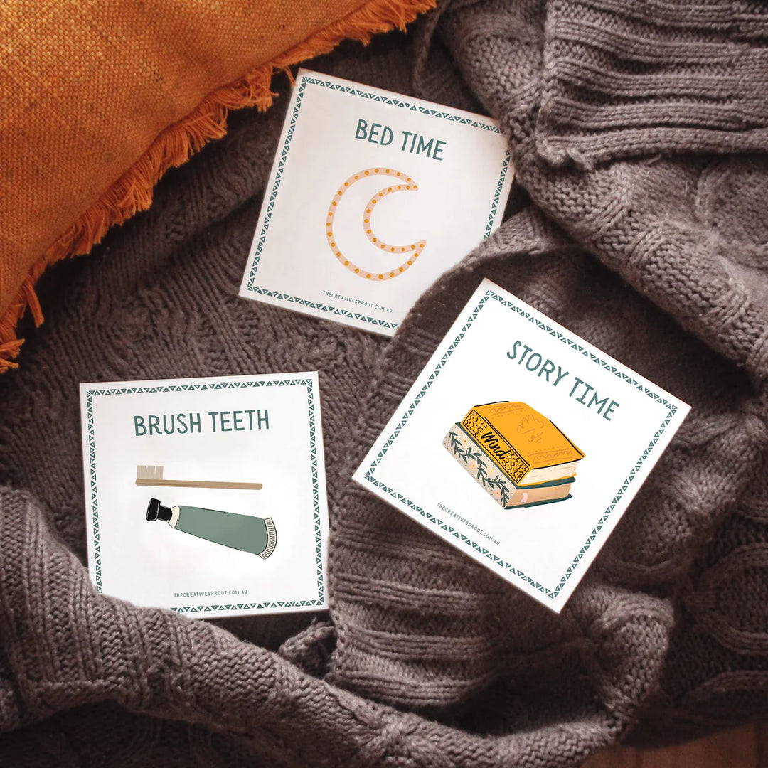 The Creative Sprout Daily Routine Cards - 72 Pack