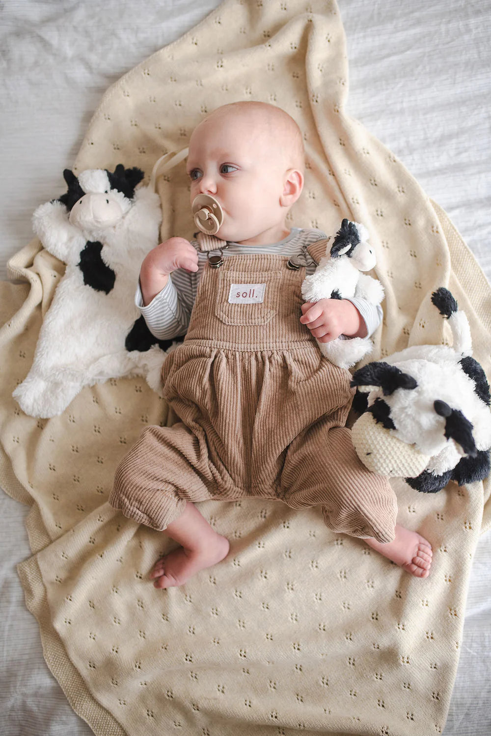 Nana Huchy Hoochy Coochie - Clover the Cow Black & White