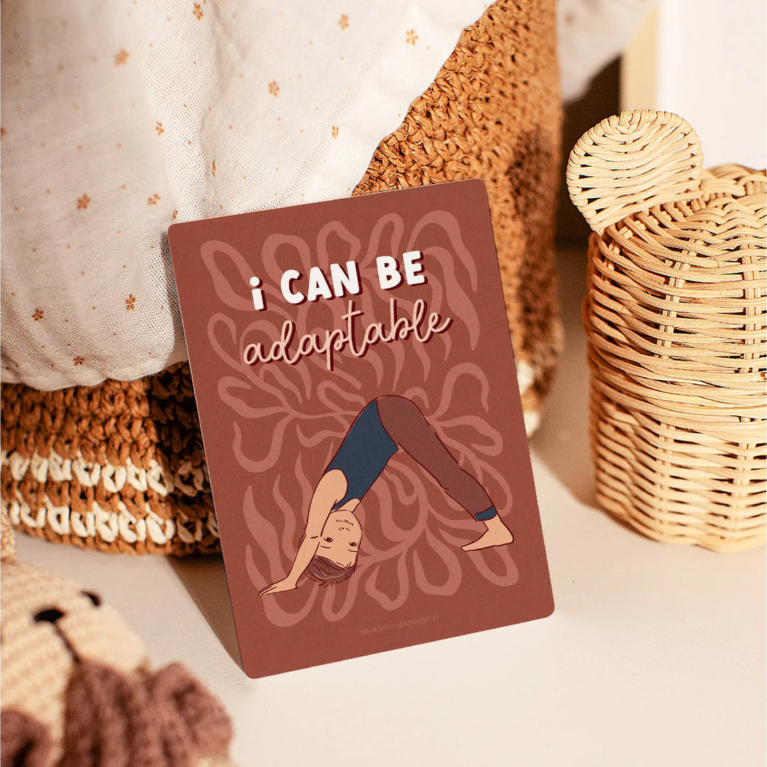 The Creative Sprout Anxiety & Confidence Affirmation Cards for Kids