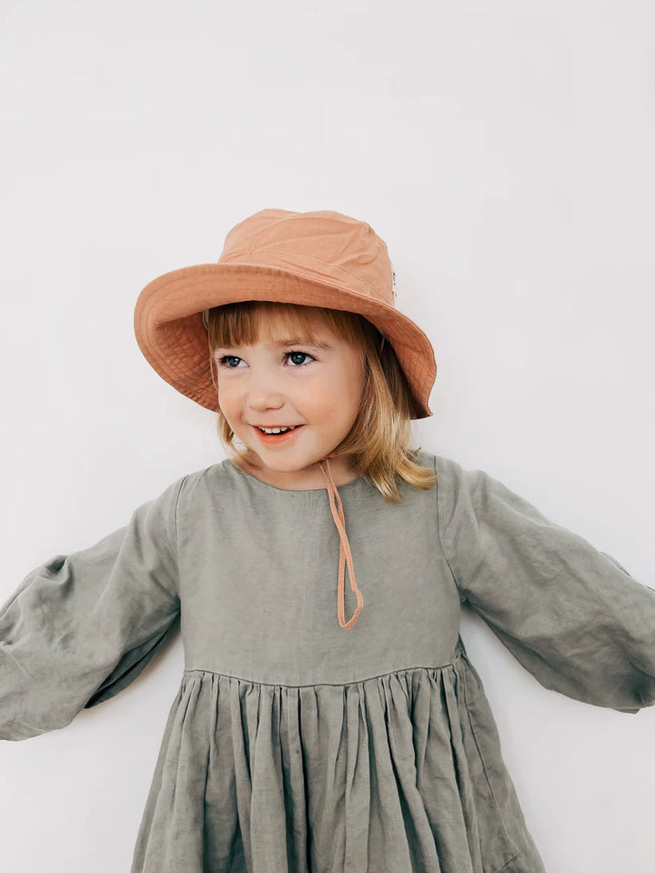 Kiin Cotton Sun Hat - Peony
