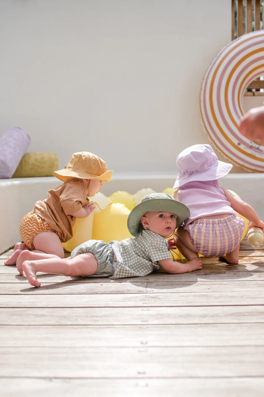 Kiin Cotton Sun Hat - Lilac
