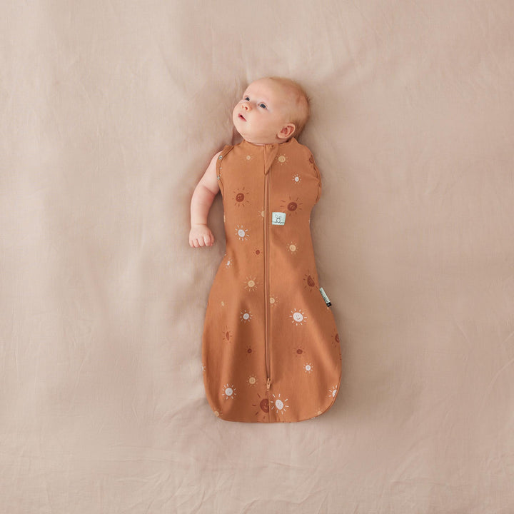ergoPouch Cocoon Zip Swaddle Bag 0.2 TOG - Sunny