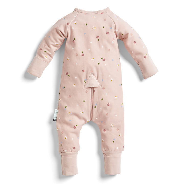 ergoPouch Long Sleeve Sleep Zip Bodysuit 1.0 TOG - Daisies