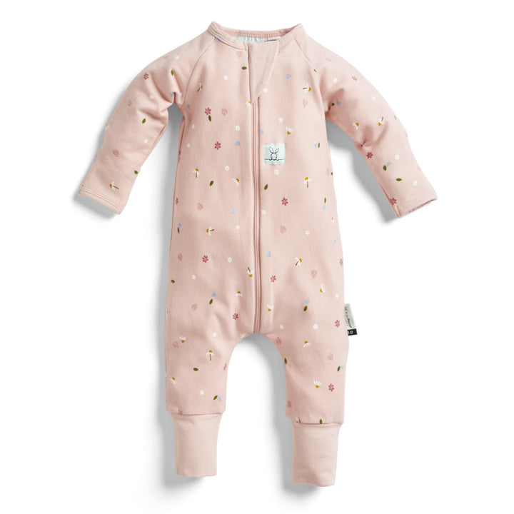 ergoPouch Long Sleeve Sleep Zip Bodysuit 1.0 TOG - Daisies