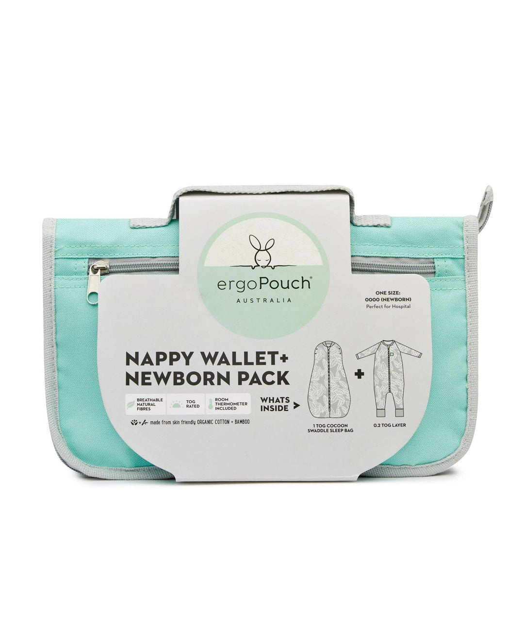 ergoPouch Cocoon Swaddle Sleep Newborn Nappy Wallet Gift Pack