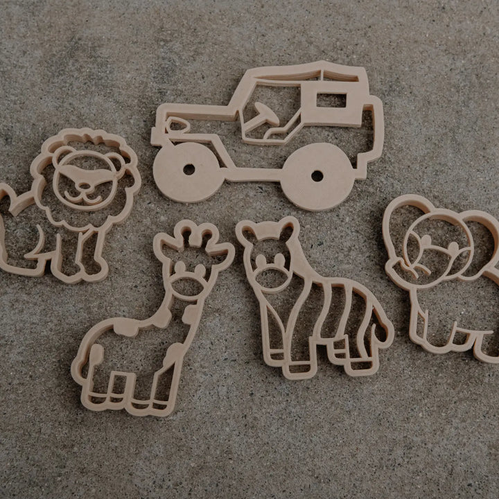 Mini Safari Playdough/Sensory Play Eco Cutter™ Set