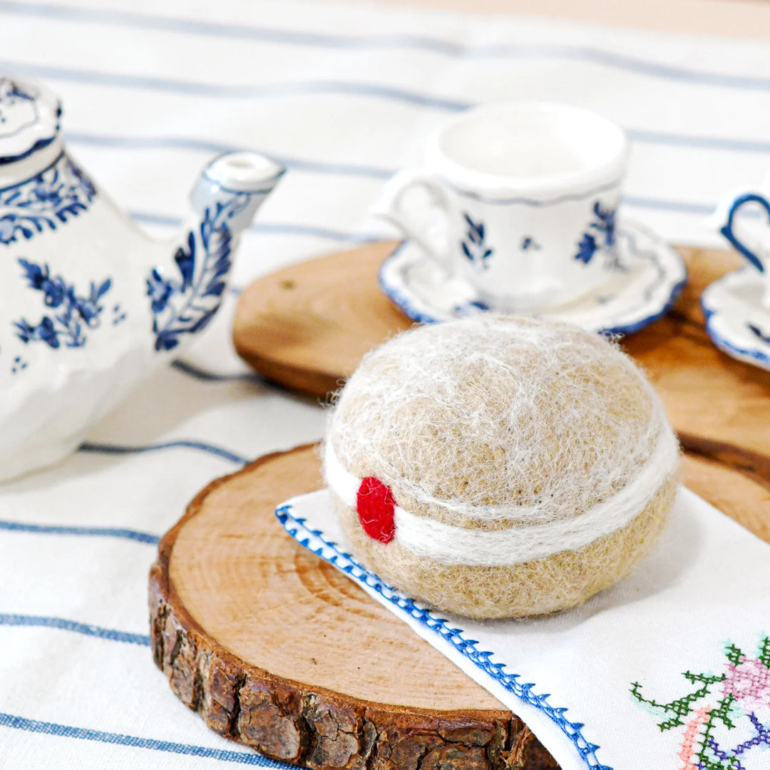 Hot Jam Donut Felt Play Food