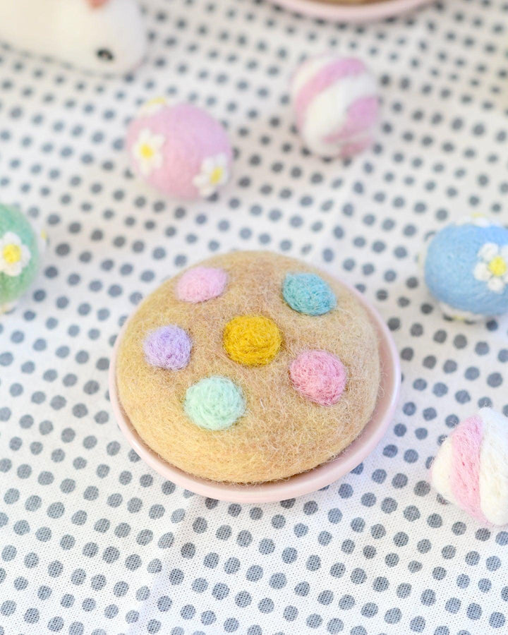 Felt M&M's Pastel Cookie Play Food