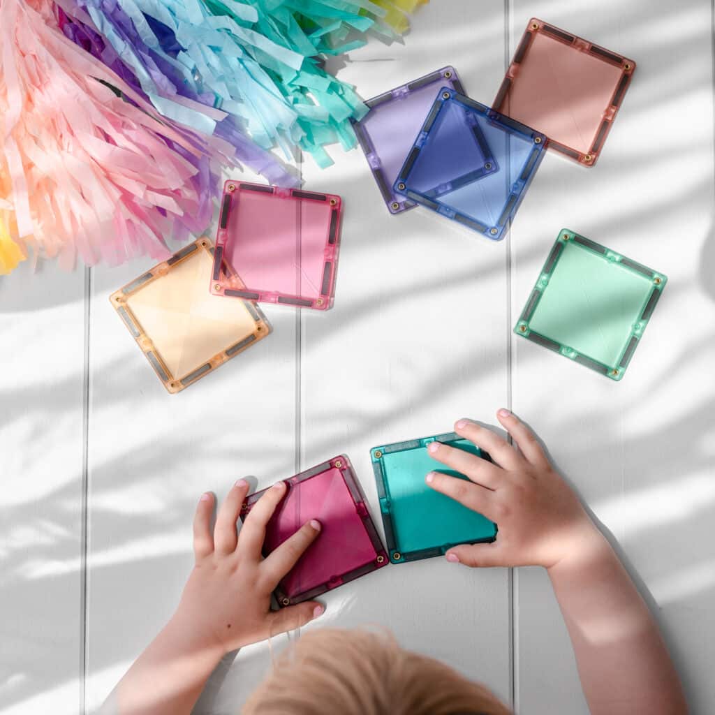 Connetix Magnetic Tiles Pastel Creative 120 Piece Pack
