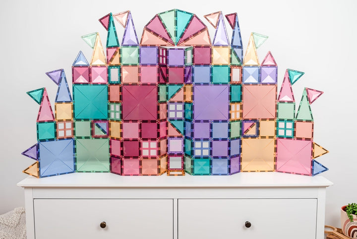 Connetix Magnetic Tiles Pastel Creative 120 Piece Pack