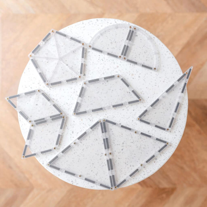 Connetix Magnetic Tiles Clear 24 Piece Expansion Pack