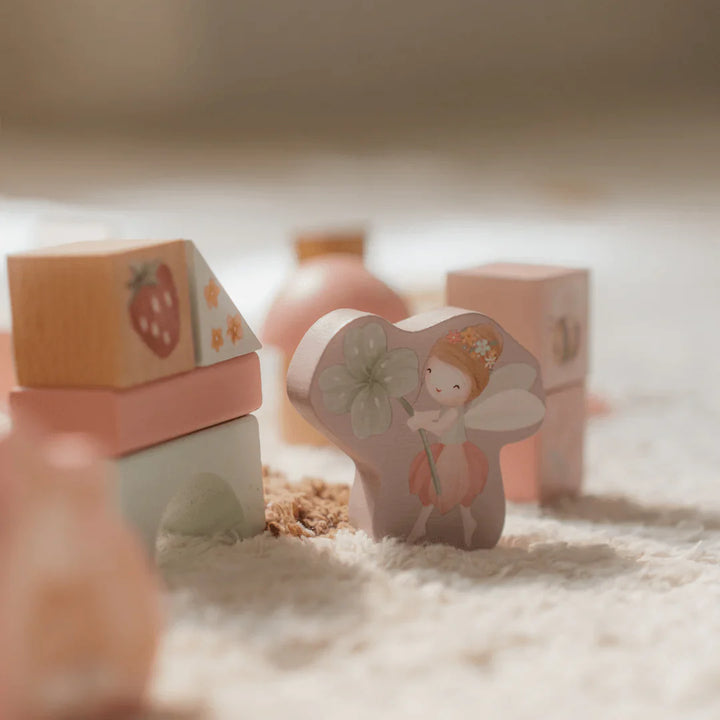 Fairy Garden Wooden Building Blocks Set