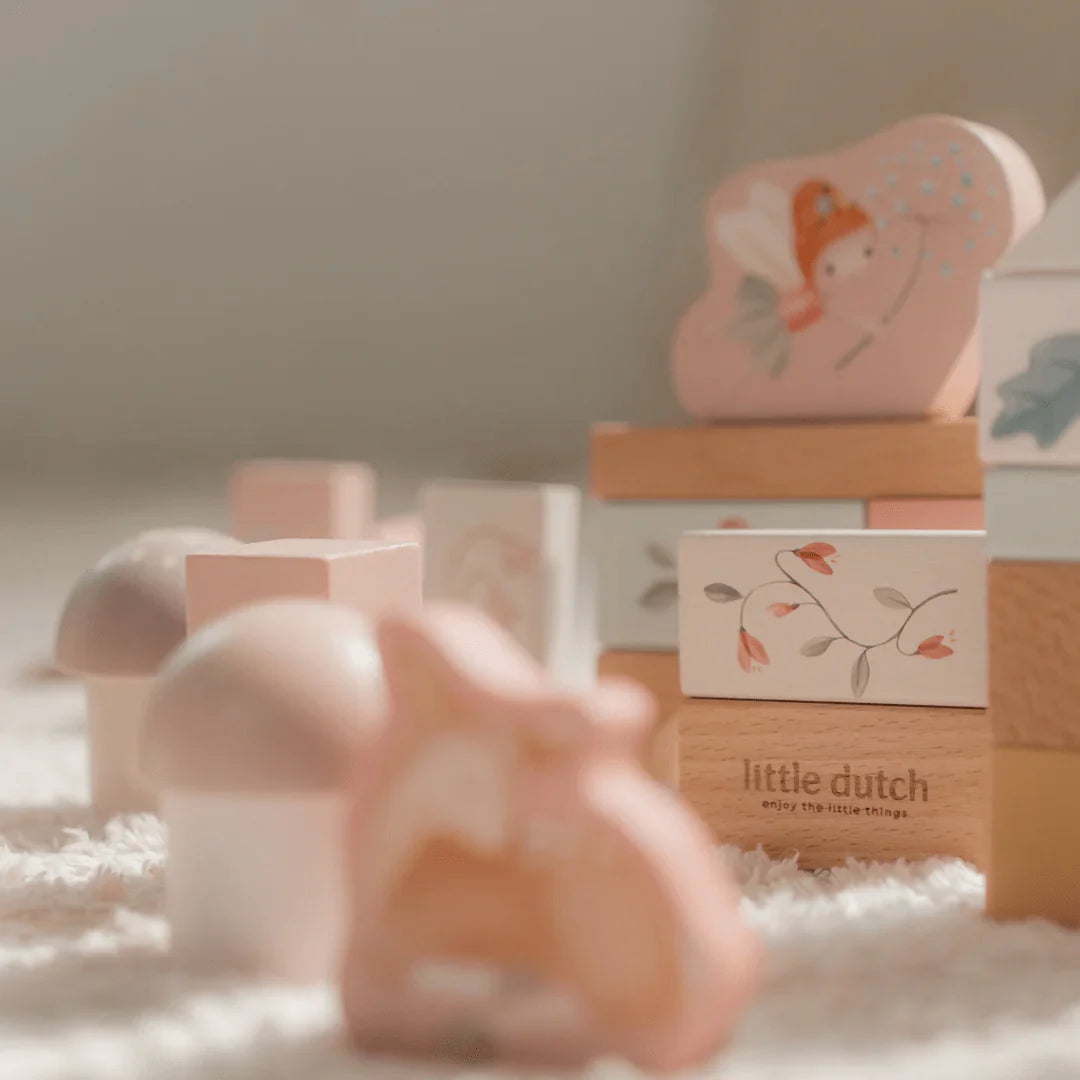 Fairy Garden Wooden Building Blocks Set