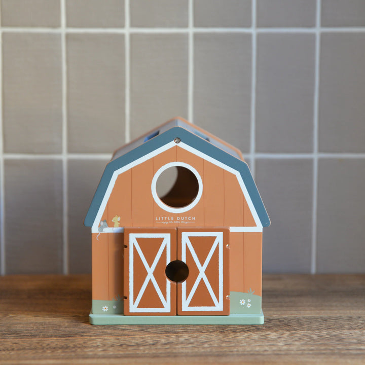 Little Farm Wooden Farmhouse Shape Sorter