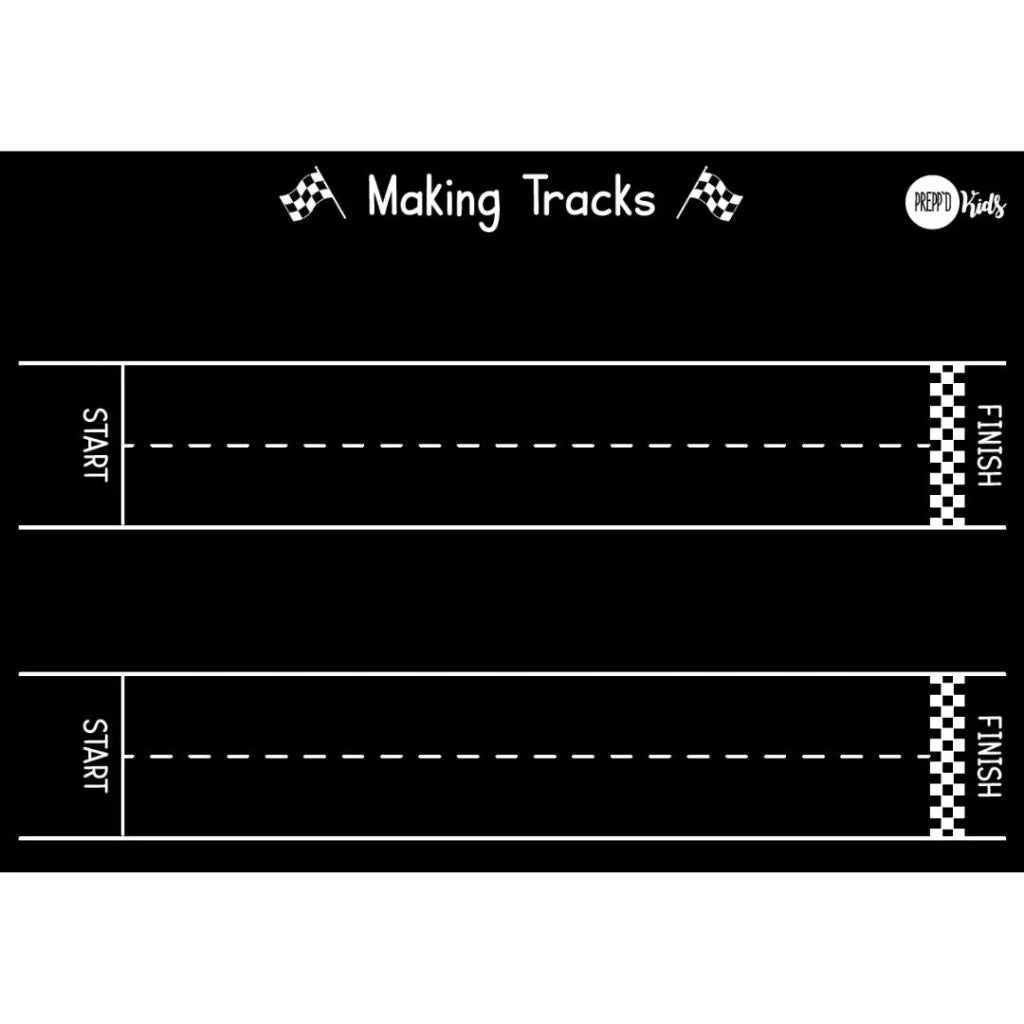 Preppd Kids Morning & Evening Magnet Set & 'Making Tracks' Sequencing Chart