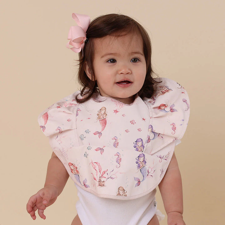 Snuggle Hunny Waterproof Frill Snuggle Bib - Mermaid