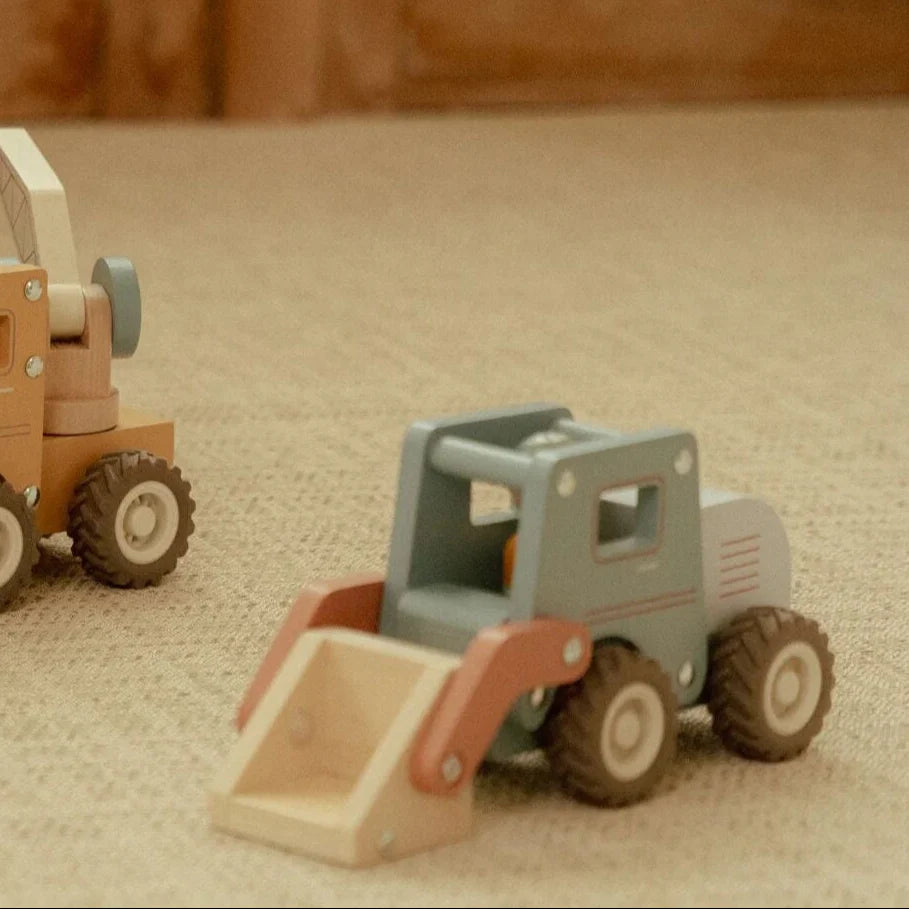 Little Dutch Wooden Bulldozer