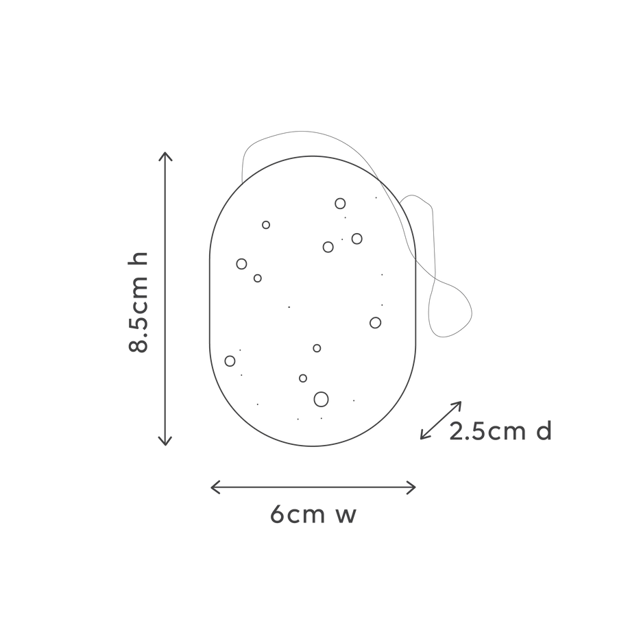 al.ive body Konjac Sponge - White