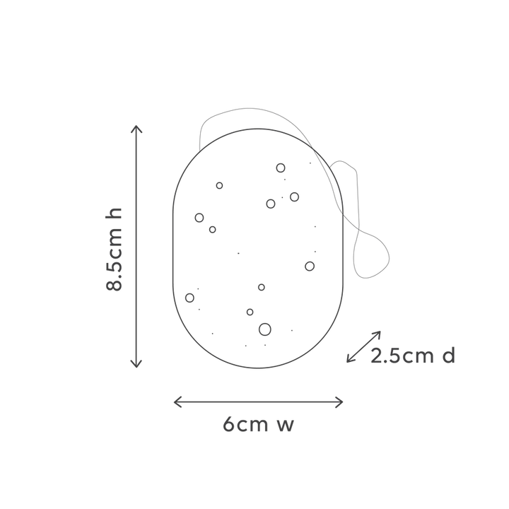 al.ive body Konjac Sponge - White