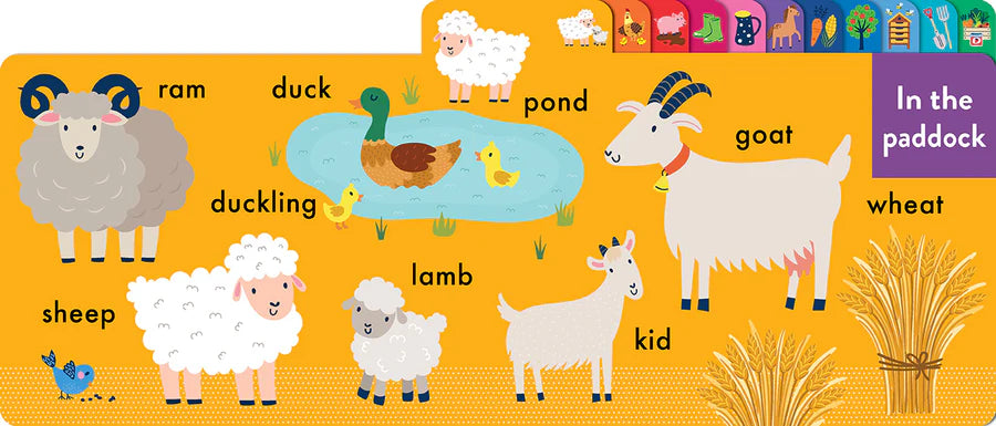On the Farm Chunky Tabbed Board Book