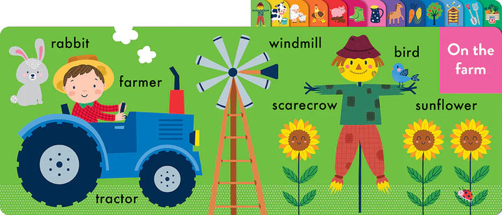 On the Farm Chunky Tabbed Board Book