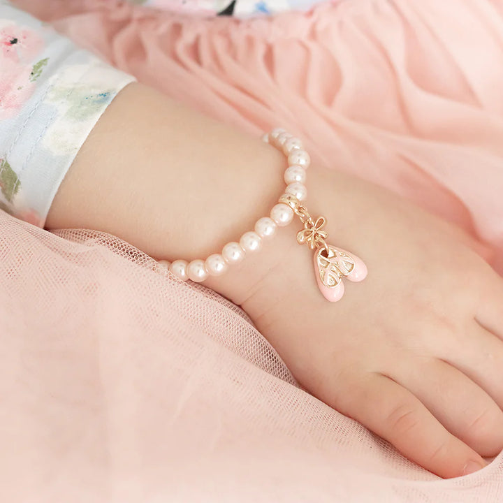 Lauren Hinkley Ballet Slippers Pearl Bracelet