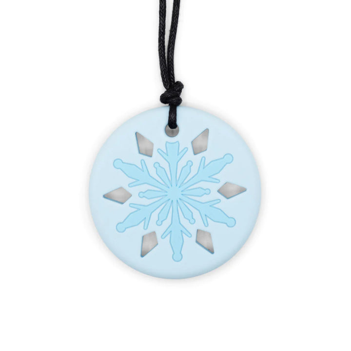 Jellystone Sensory Chew Pendant Necklace - Snowflake