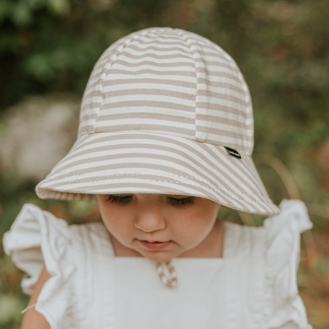 Bedhead Baby & Toddler Bucket Sun Hat - Natural Stripe