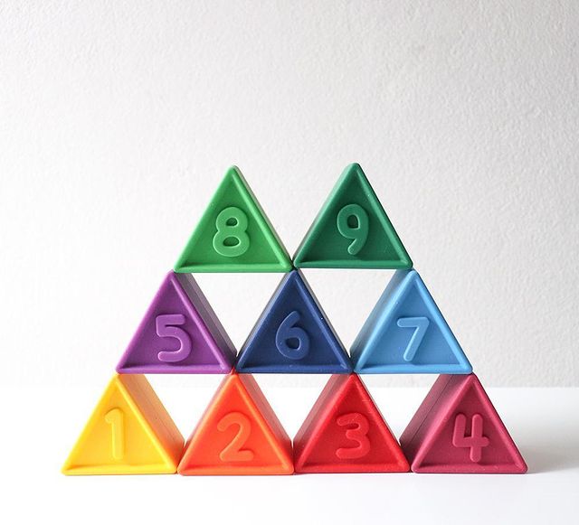 Jellystone TriBlox Sensory Play Blocks - Rainbow Bright