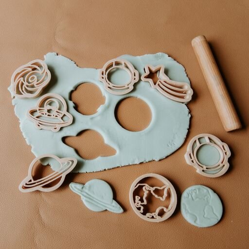 Mini Outer Space Playdough/Sensory Play Eco Cutter™ Set