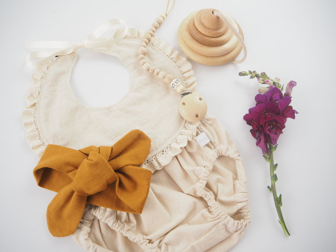 Snuggle Hunny Top Knot Headband - Mustard