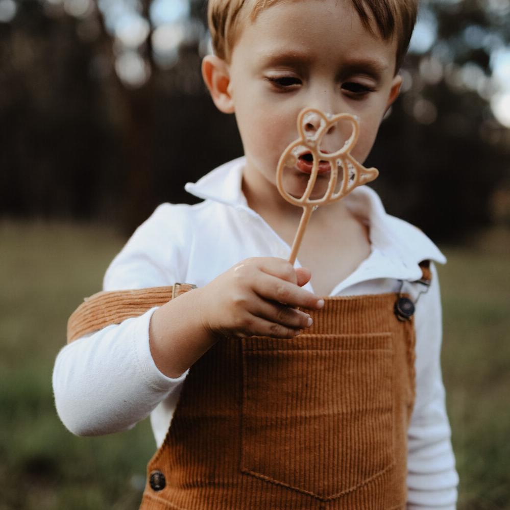 Flower & Bee Eco Bubble Wands