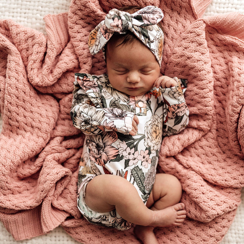 Snuggle Hunny Organic Long Sleeve Bodysuit - Australiana