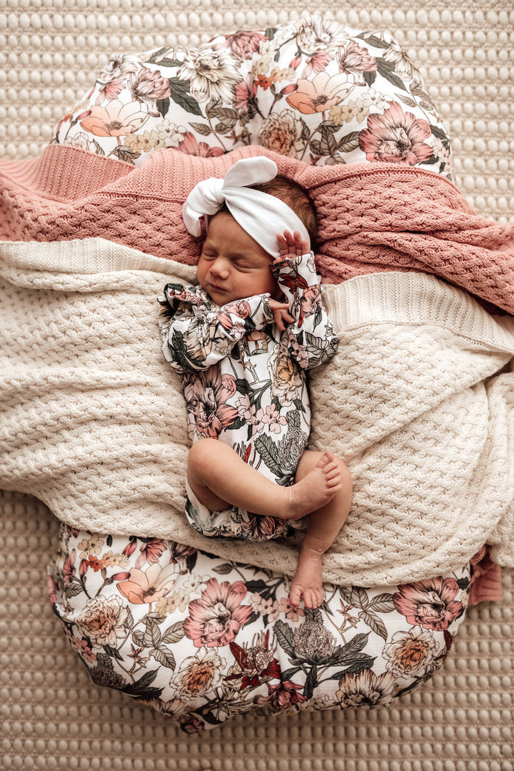 Snuggle Hunny Organic Long Sleeve Bodysuit - Australiana