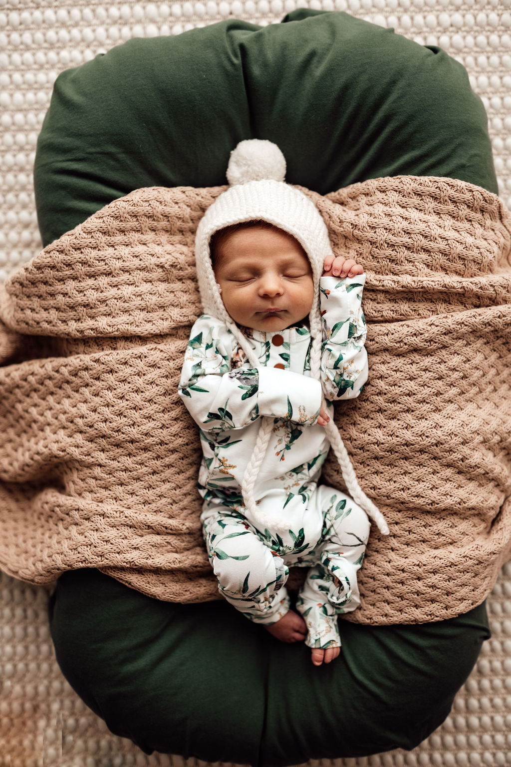 Snuggle Hunny Organic Growsuit - Eucalypt