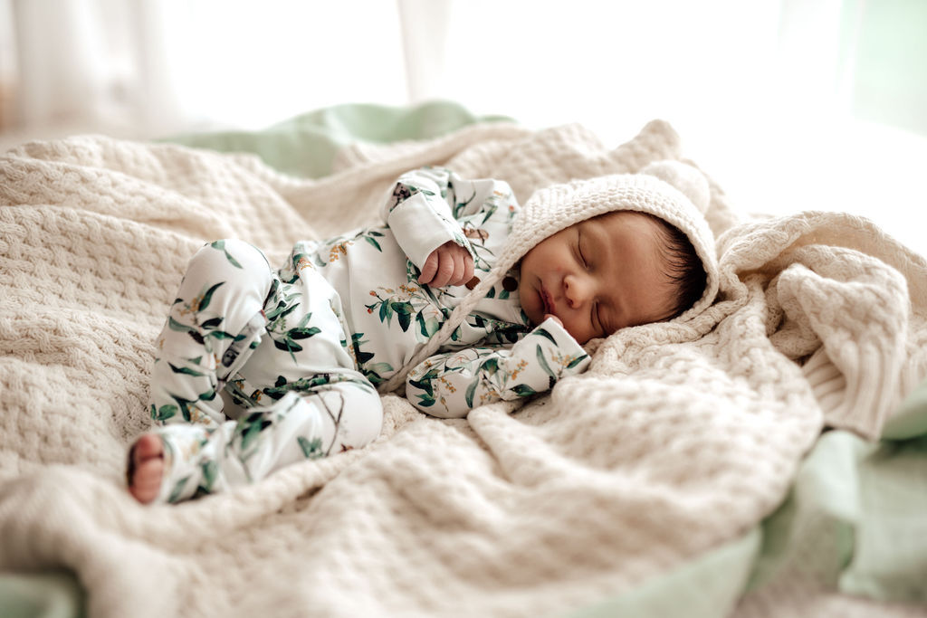 Snuggle Hunny Organic Growsuit - Eucalypt