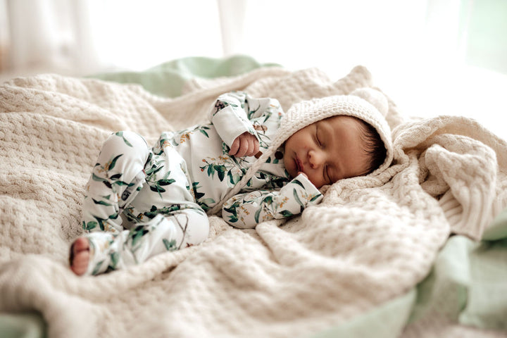 Snuggle Hunny Organic Growsuit - Eucalypt