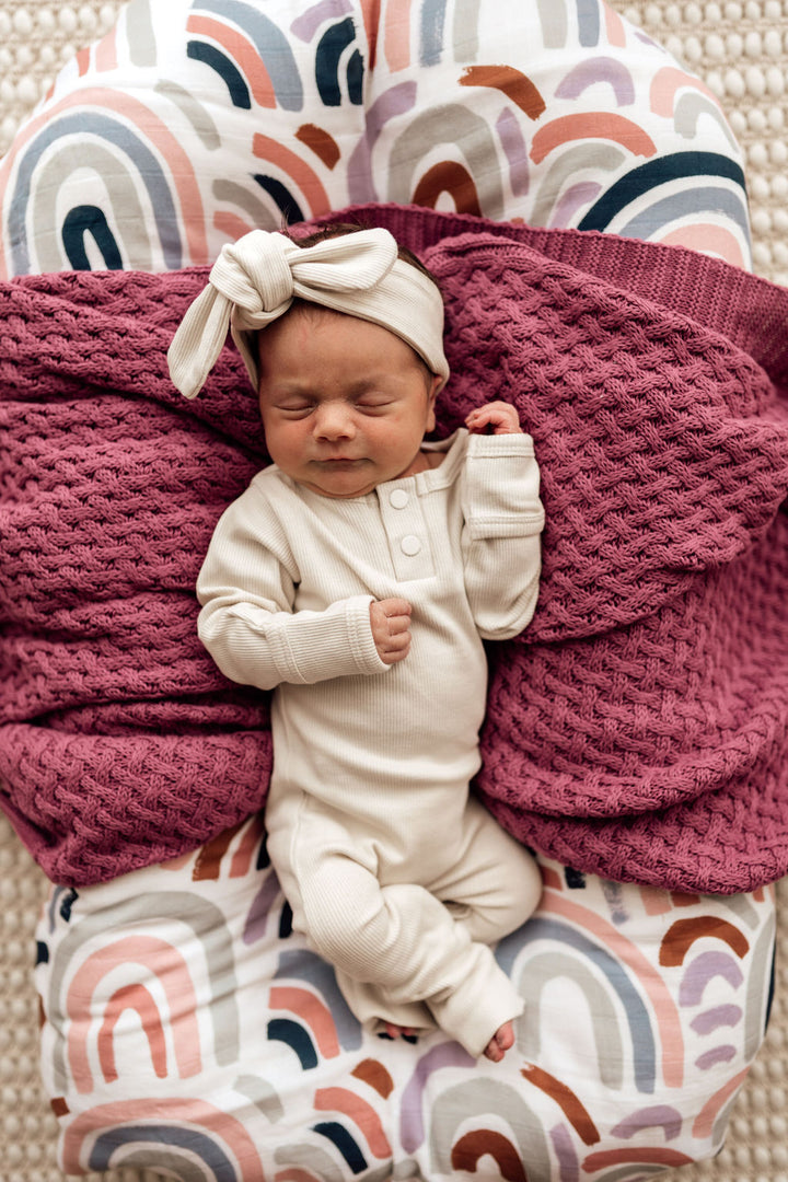 Snuggle Hunny Organic Ribbed Growsuit - Halo