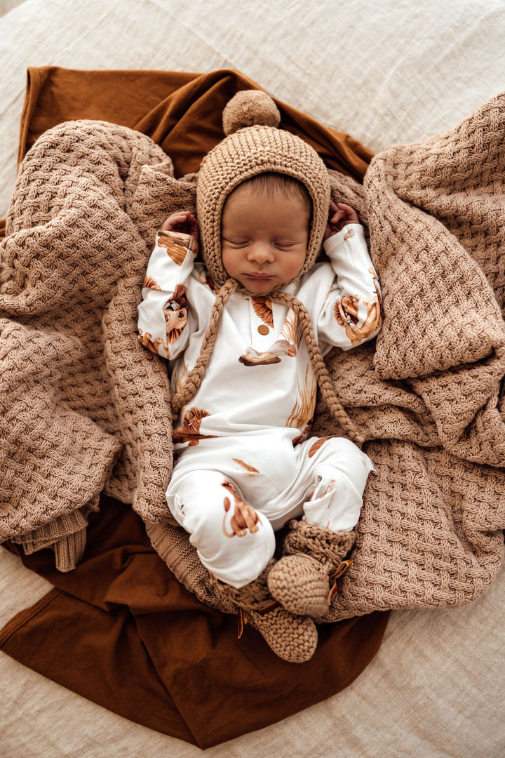 Snuggle Hunny Organic Growsuit - Lion