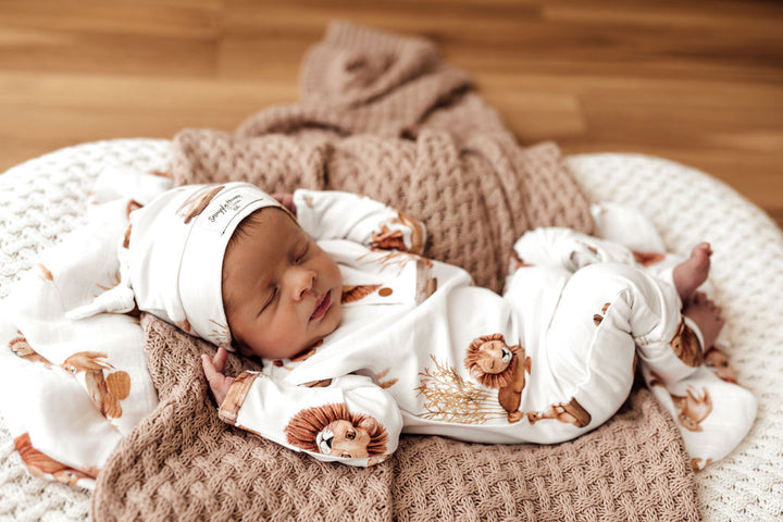 Snuggle Hunny Organic Growsuit - Lion