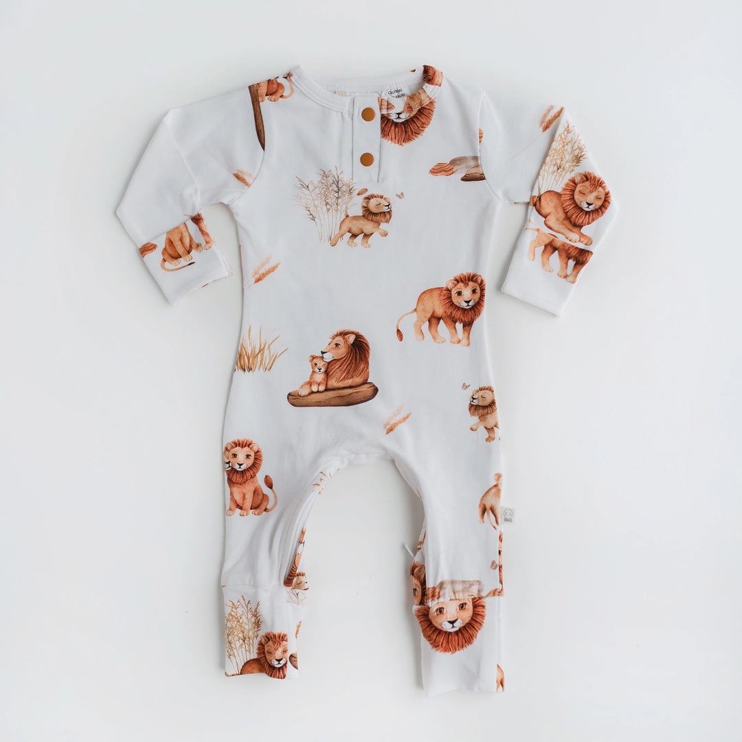 Snuggle Hunny Organic Growsuit - Lion